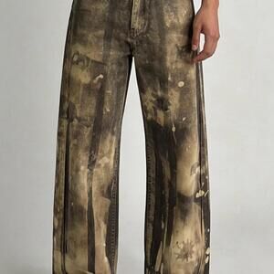 Levis Jeans Men 33 Goth Art Dye